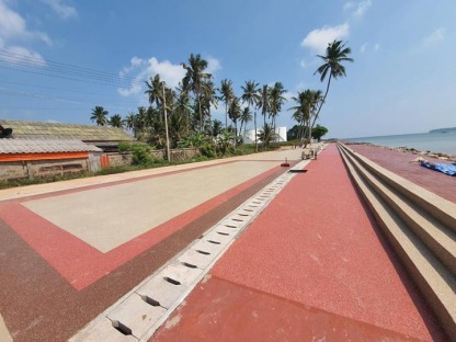 ทางเดินริมทะเล - พื้นโพลีไวนิลคละสีชนิดเคลือบแข็ง - บารมี